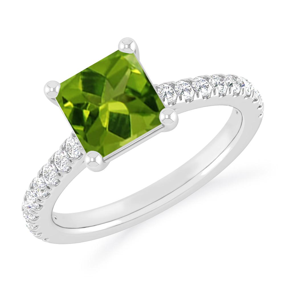 White Gold - Peridot