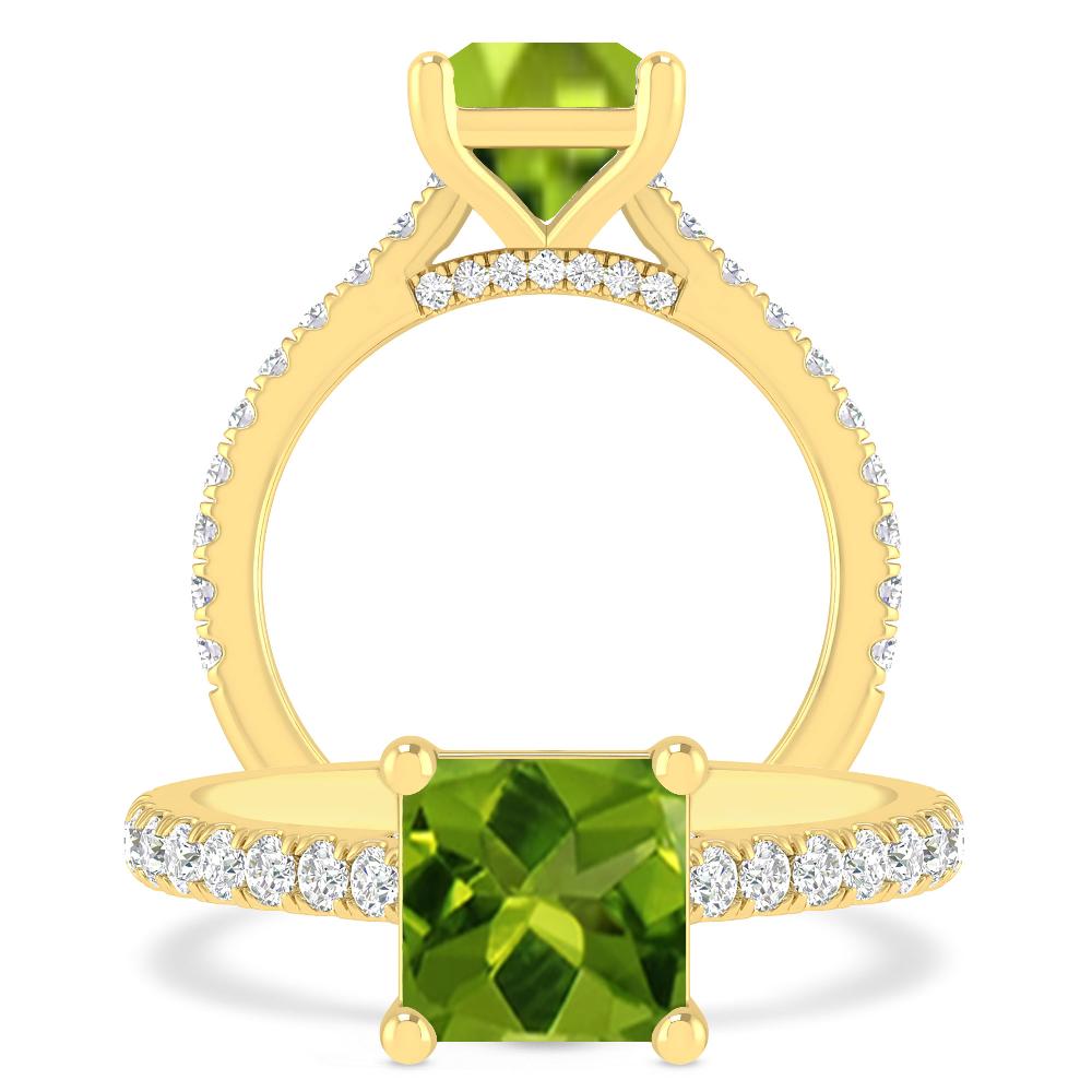 Yellow Gold - Peridot