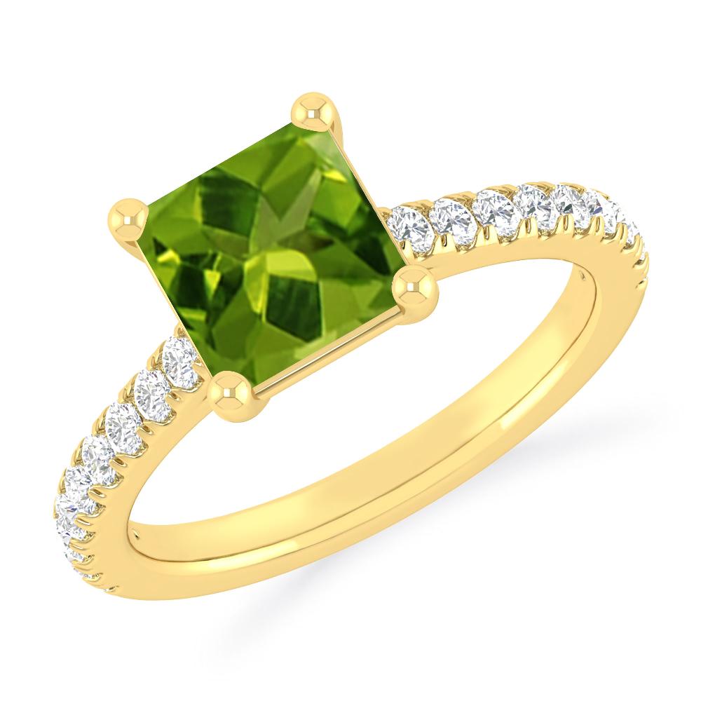 Yellow Gold - Peridot