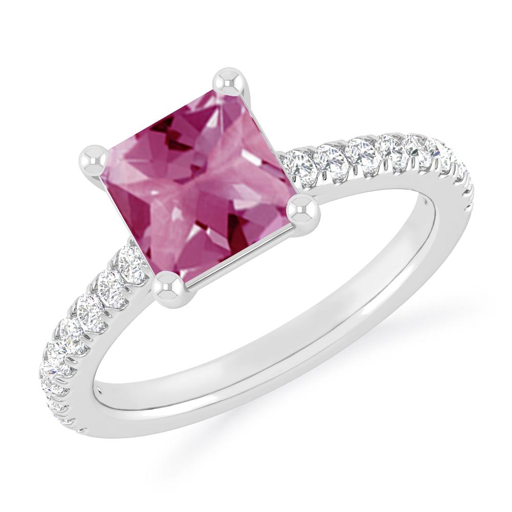 White Gold - Pink Tourmaline