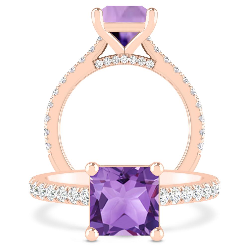 Rose Gold - Amethyst