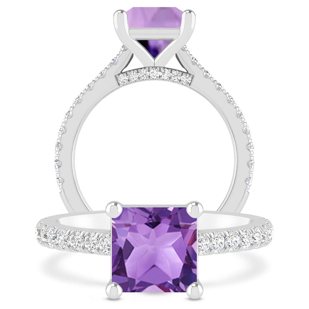 White Gold - Amethyst