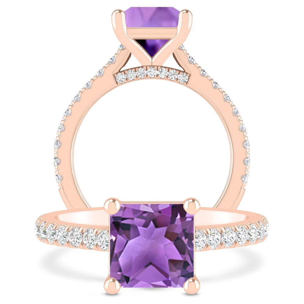 Rose Gold - Amethyst