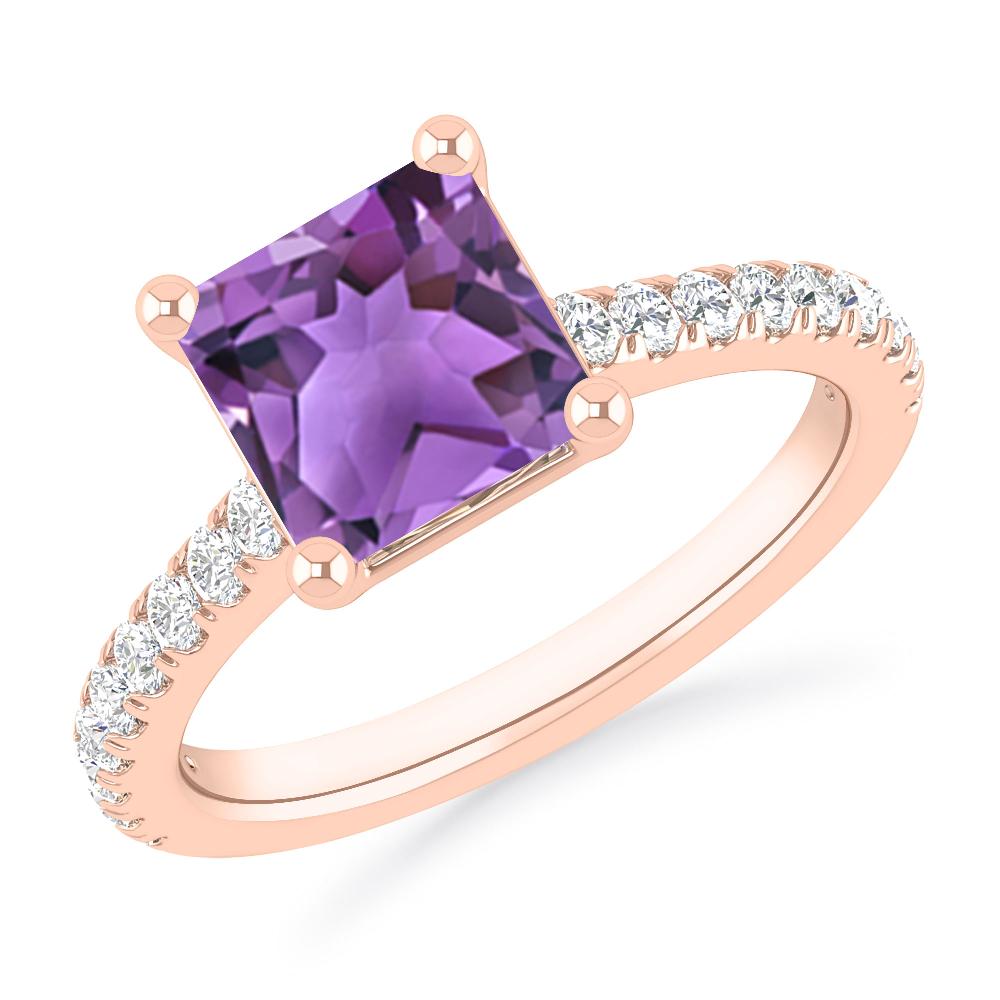 Rose Gold - Amethyst