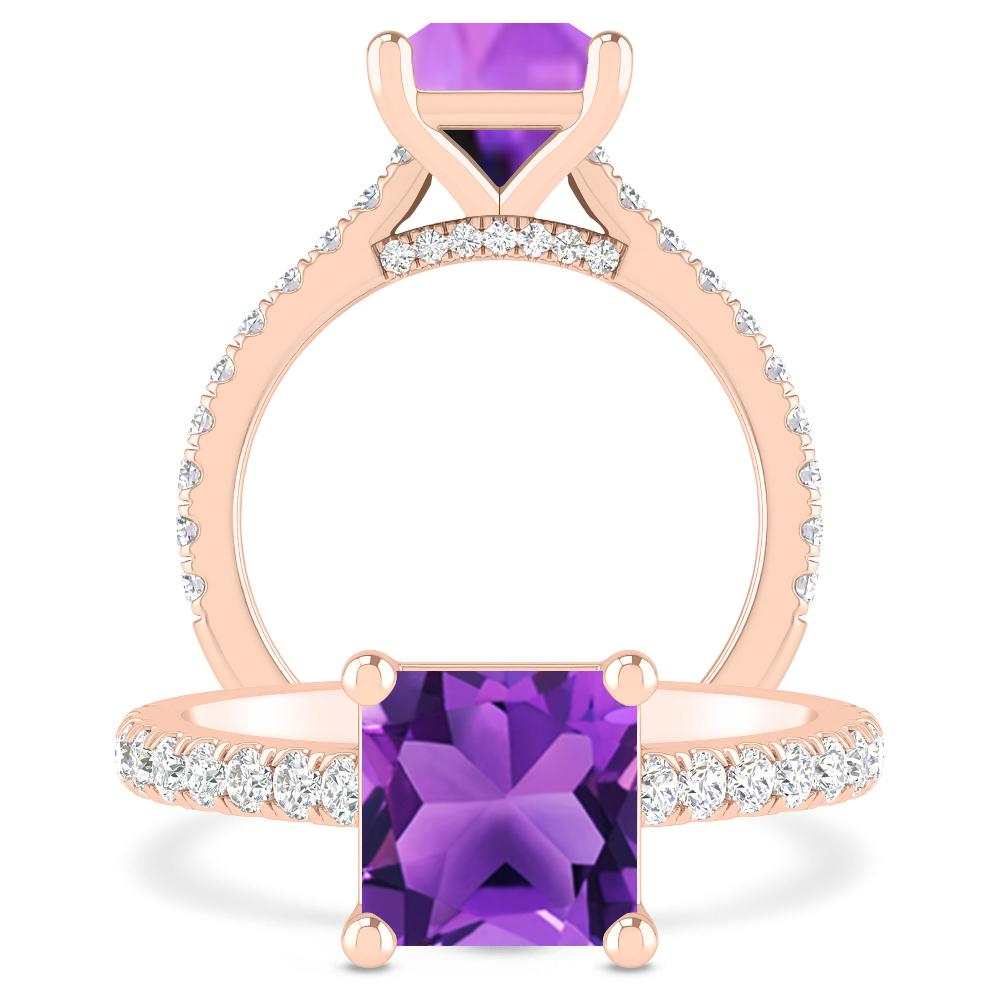 Rose Gold - Amethyst