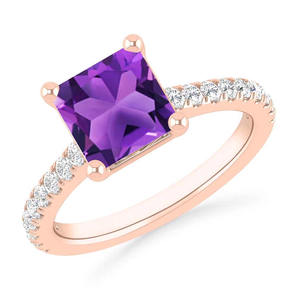 Rose Gold - Amethyst