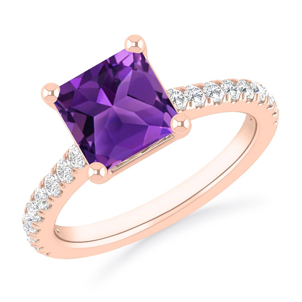 Rose Gold - Amethyst