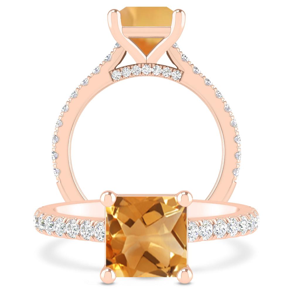 Rose Gold - Citrine