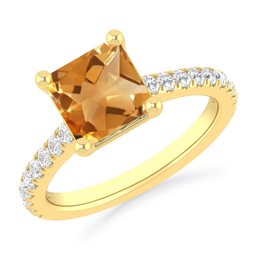 Yellow Gold - Citrine