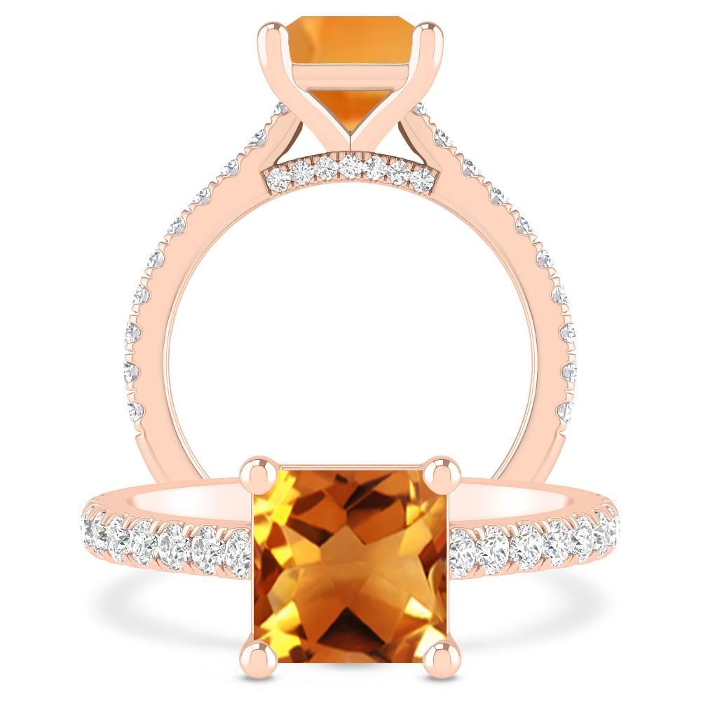 Rose Gold - Citrine