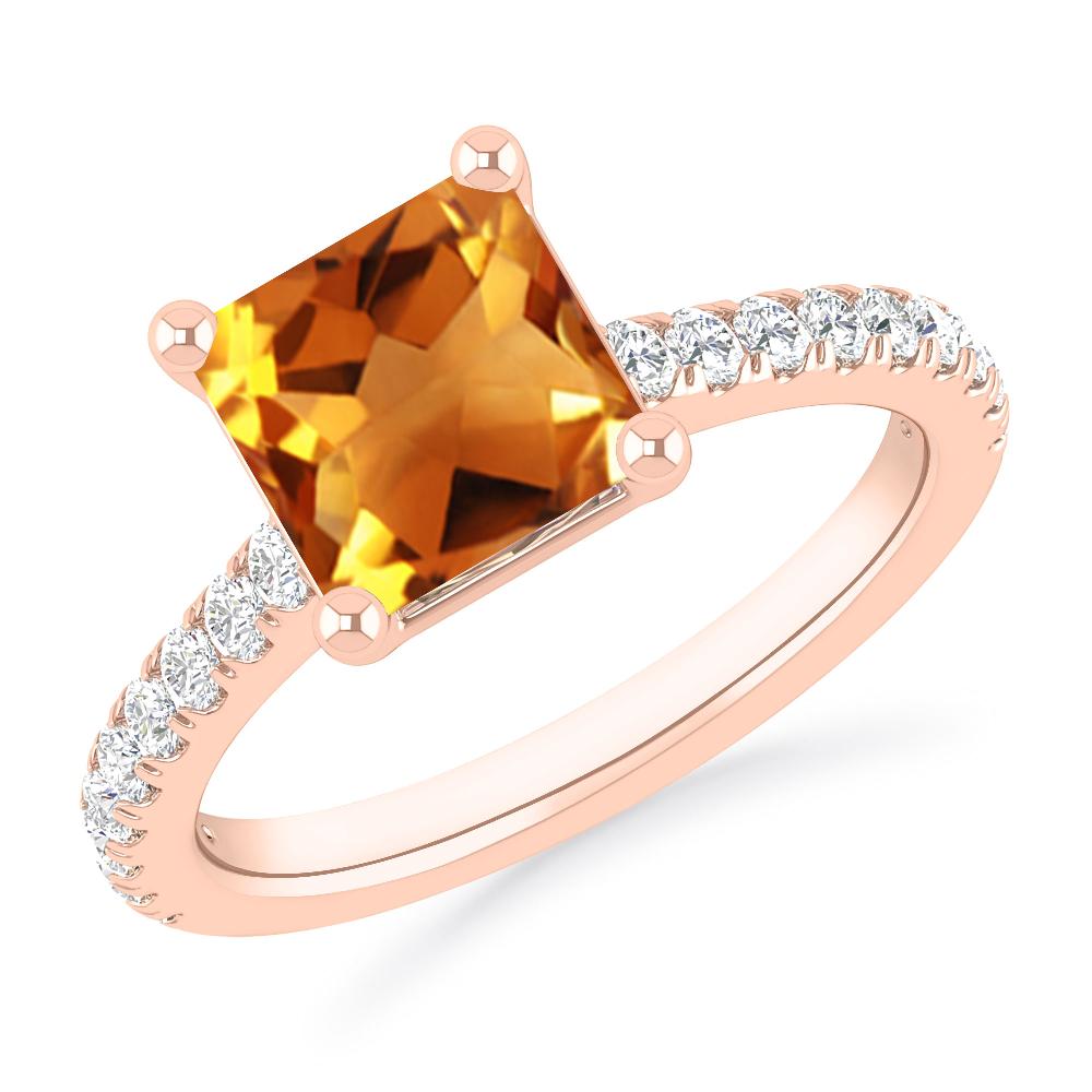 Rose Gold - Citrine