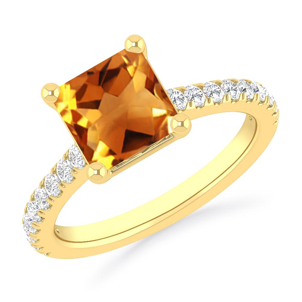 Yellow Gold - Citrine