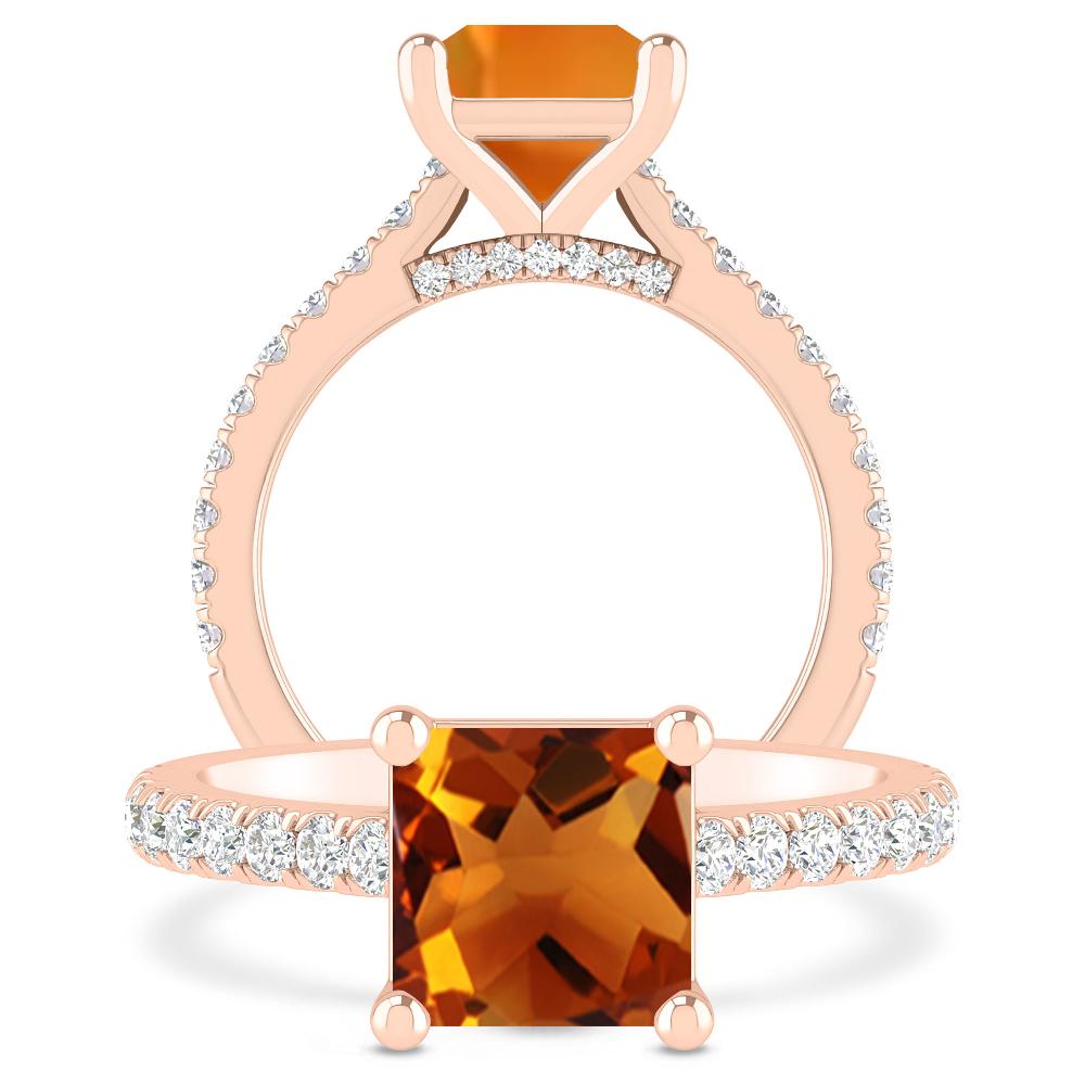 Rose Gold - Citrine