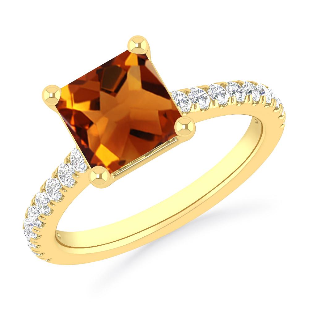 Yellow Gold - Citrine