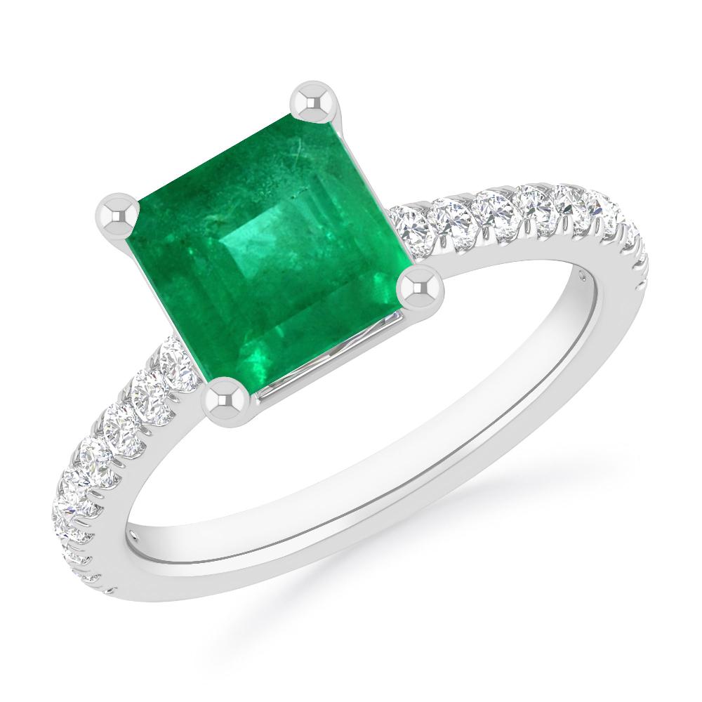 White Gold - Emerald