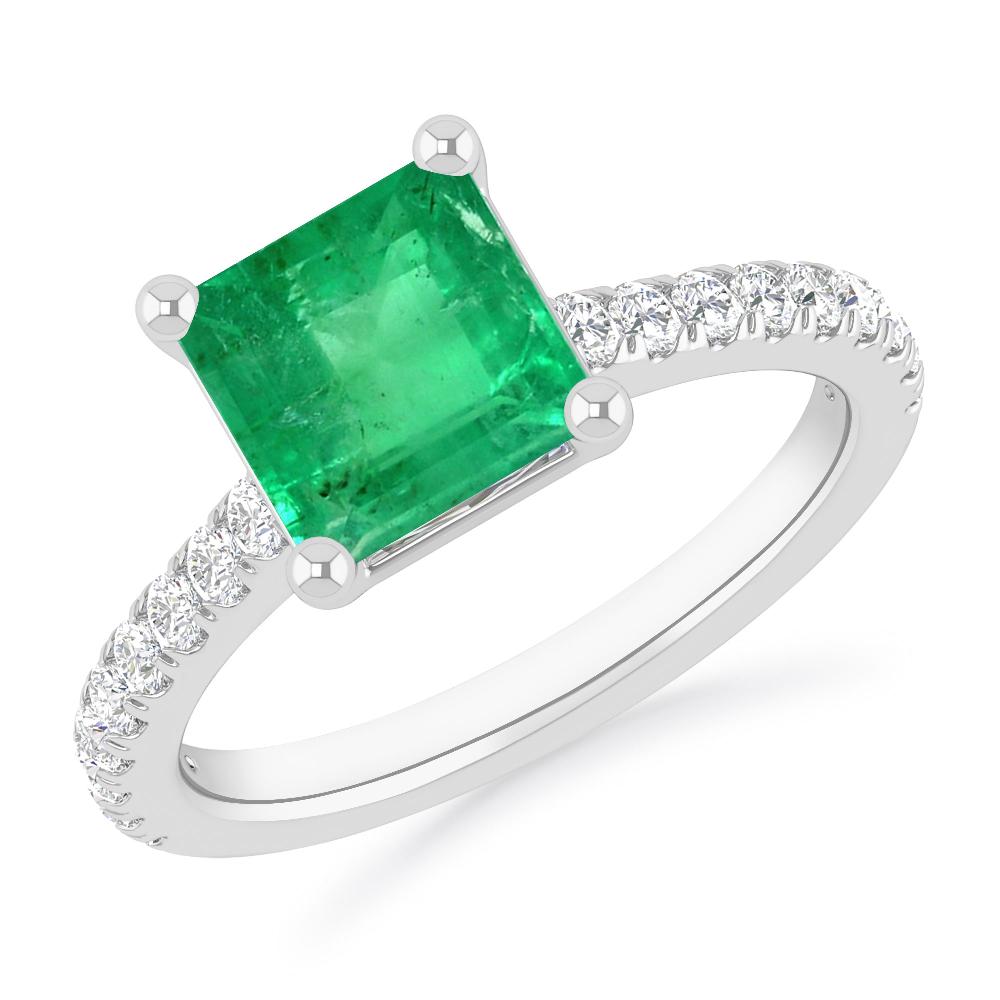 White Gold - Emerald