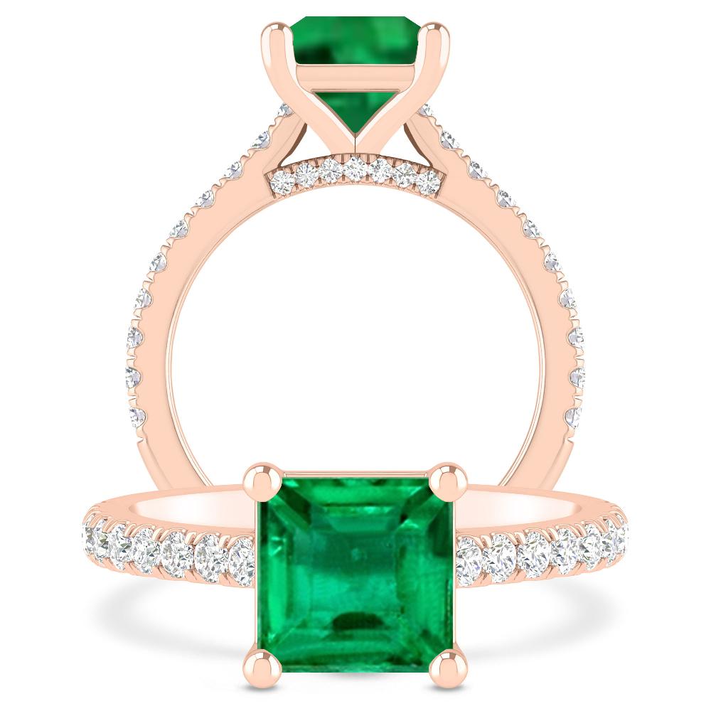 Rose Gold - Emerald