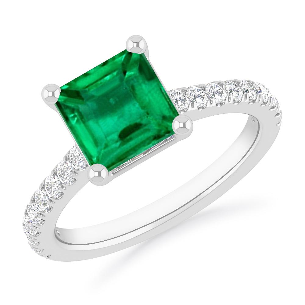 White Gold - Emerald