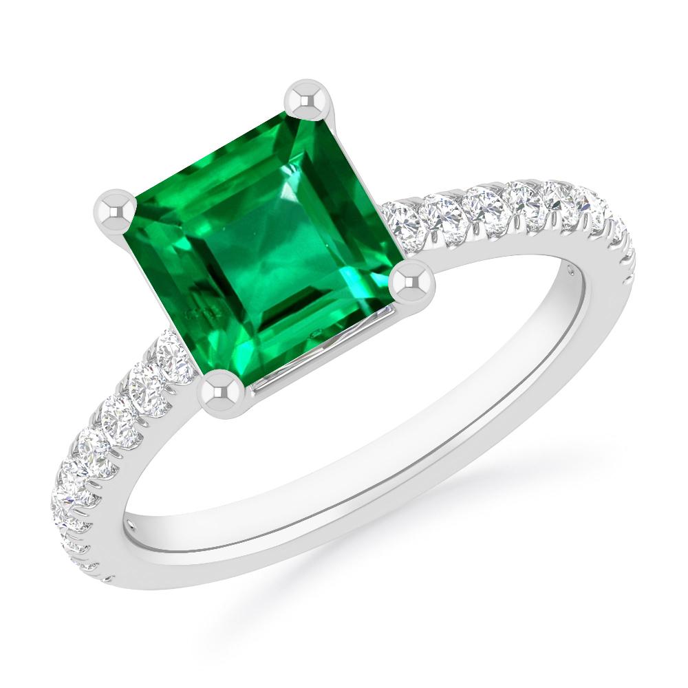 White Gold - Emerald