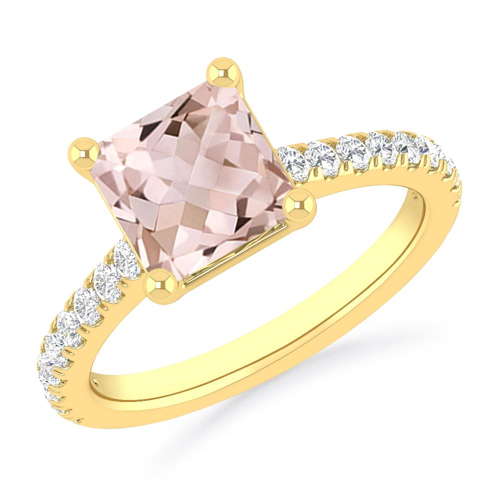 Yellow Gold - Morganite