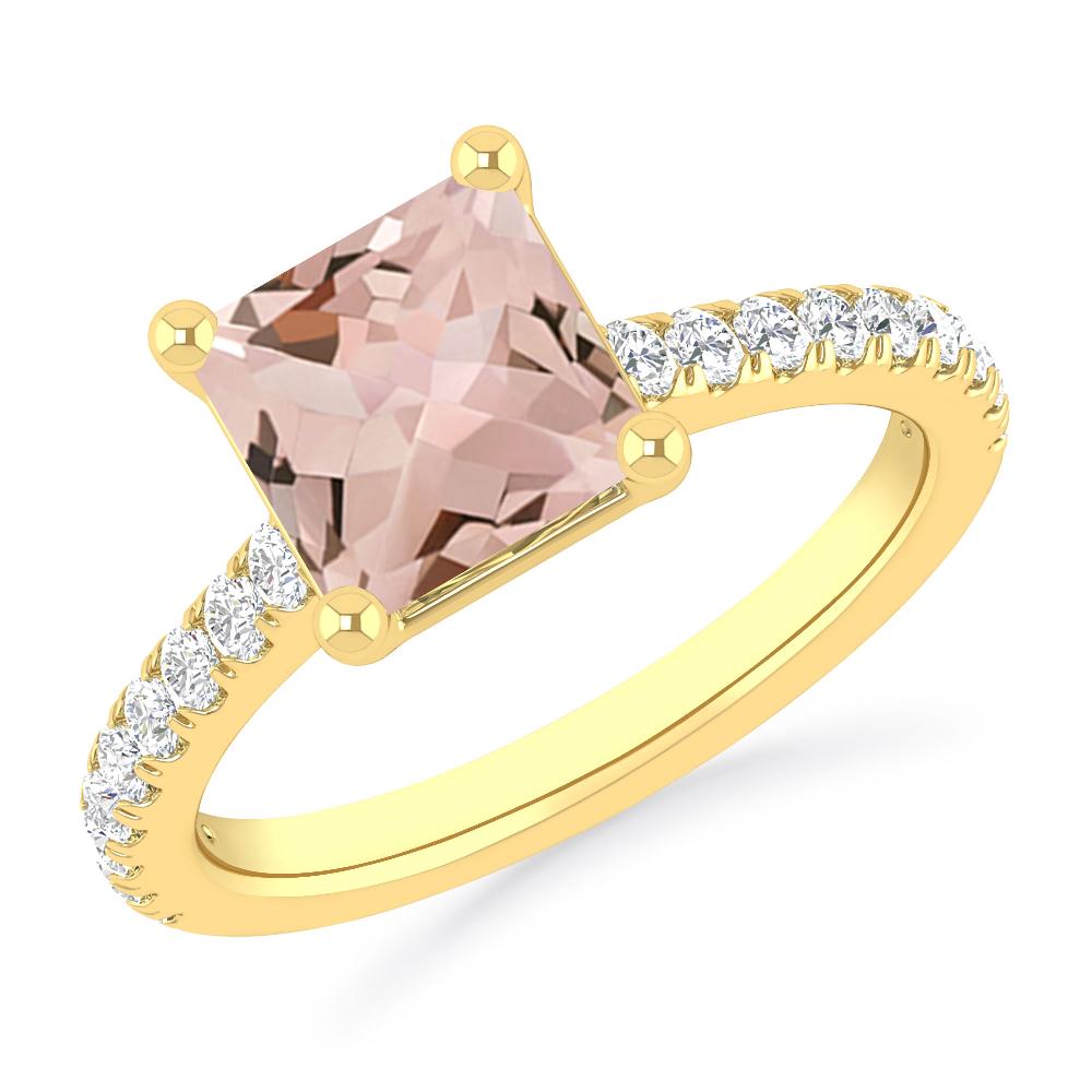 Yellow Gold - Morganite