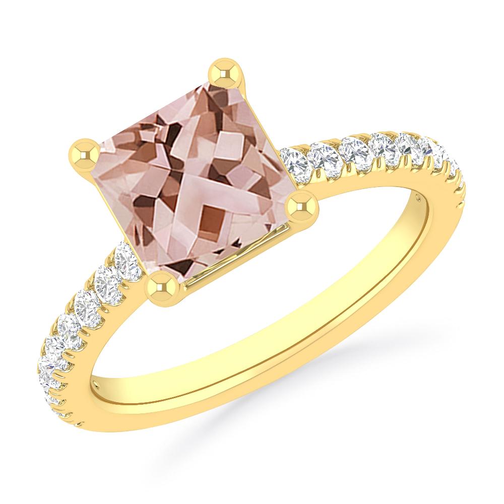 Yellow Gold - Morganite