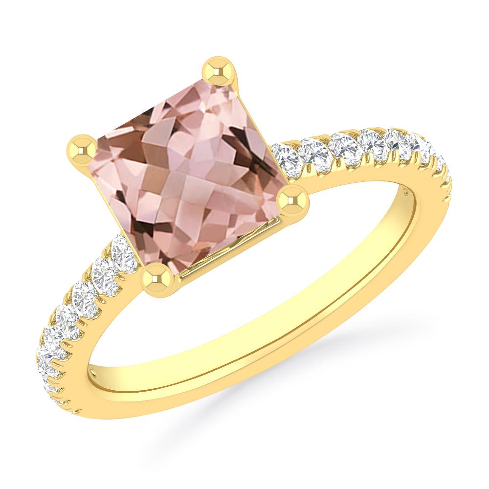 Yellow Gold - Morganite