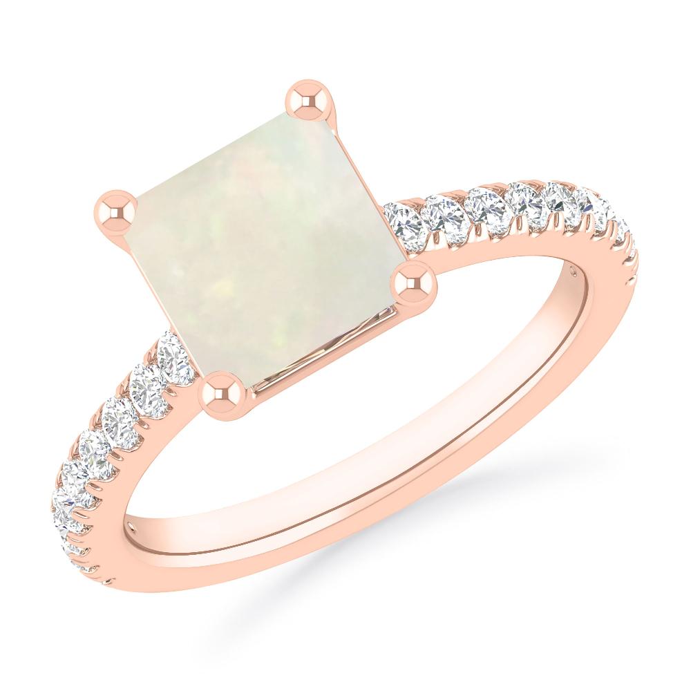 Rose Gold - Opal