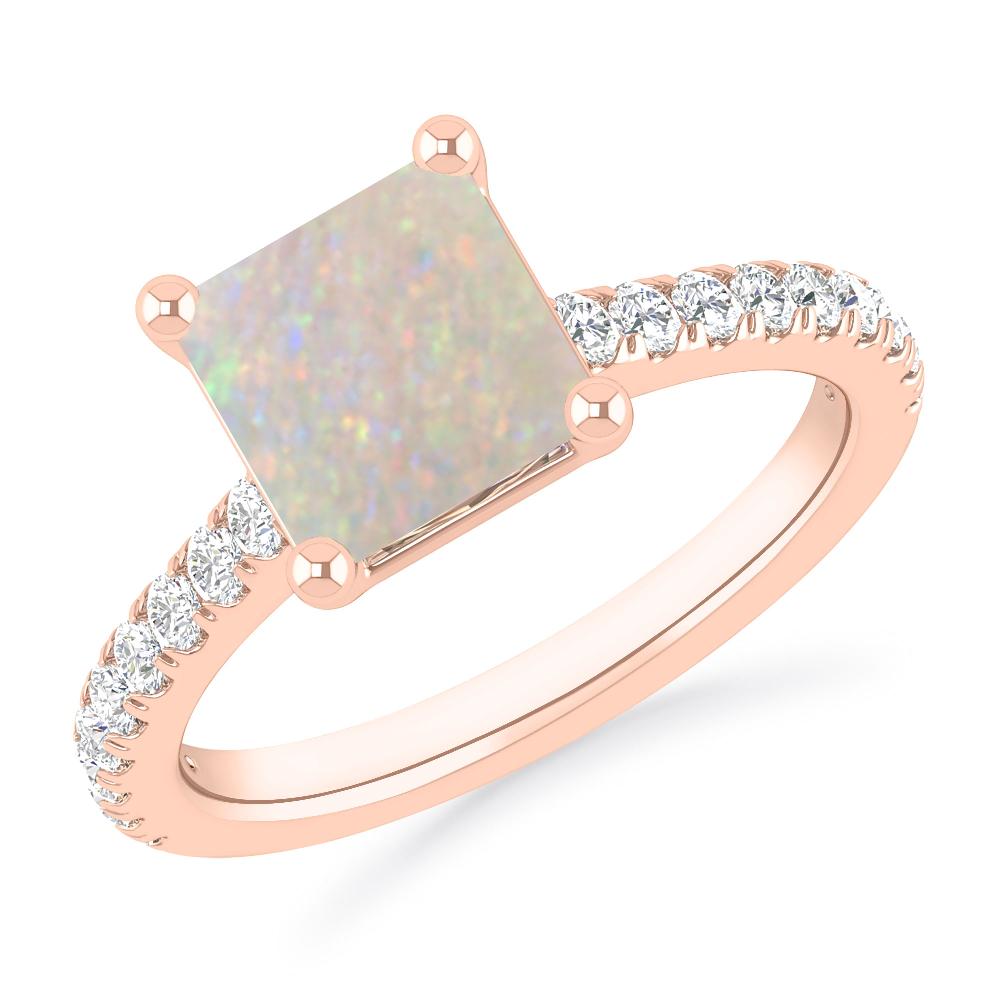 Rose Gold - Opal