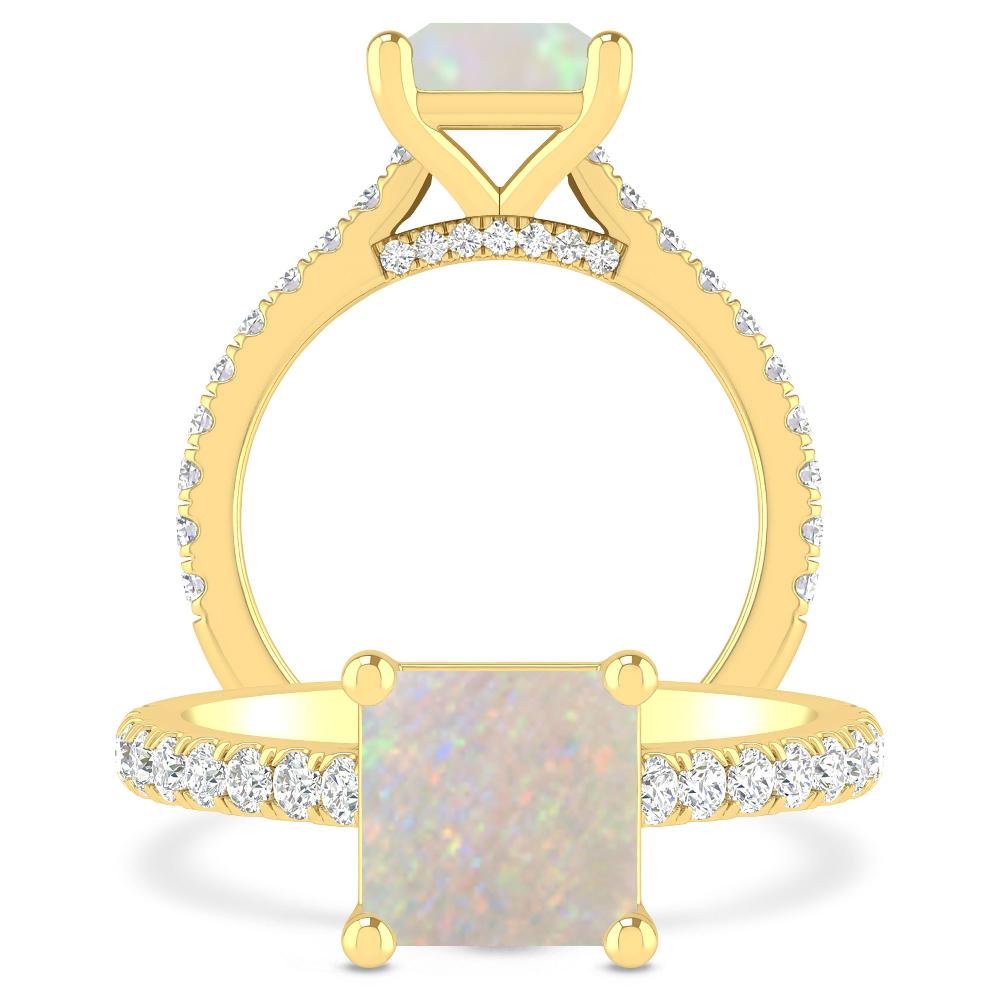 Yellow Gold - Opal