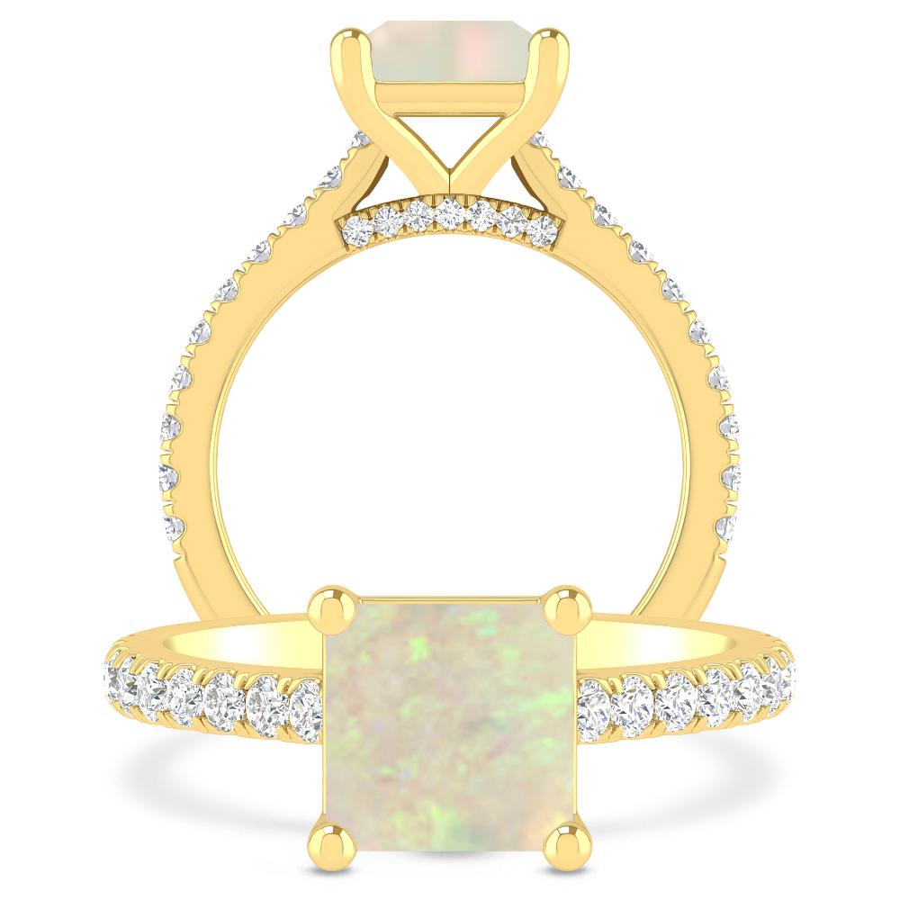 Yellow Gold - Opal