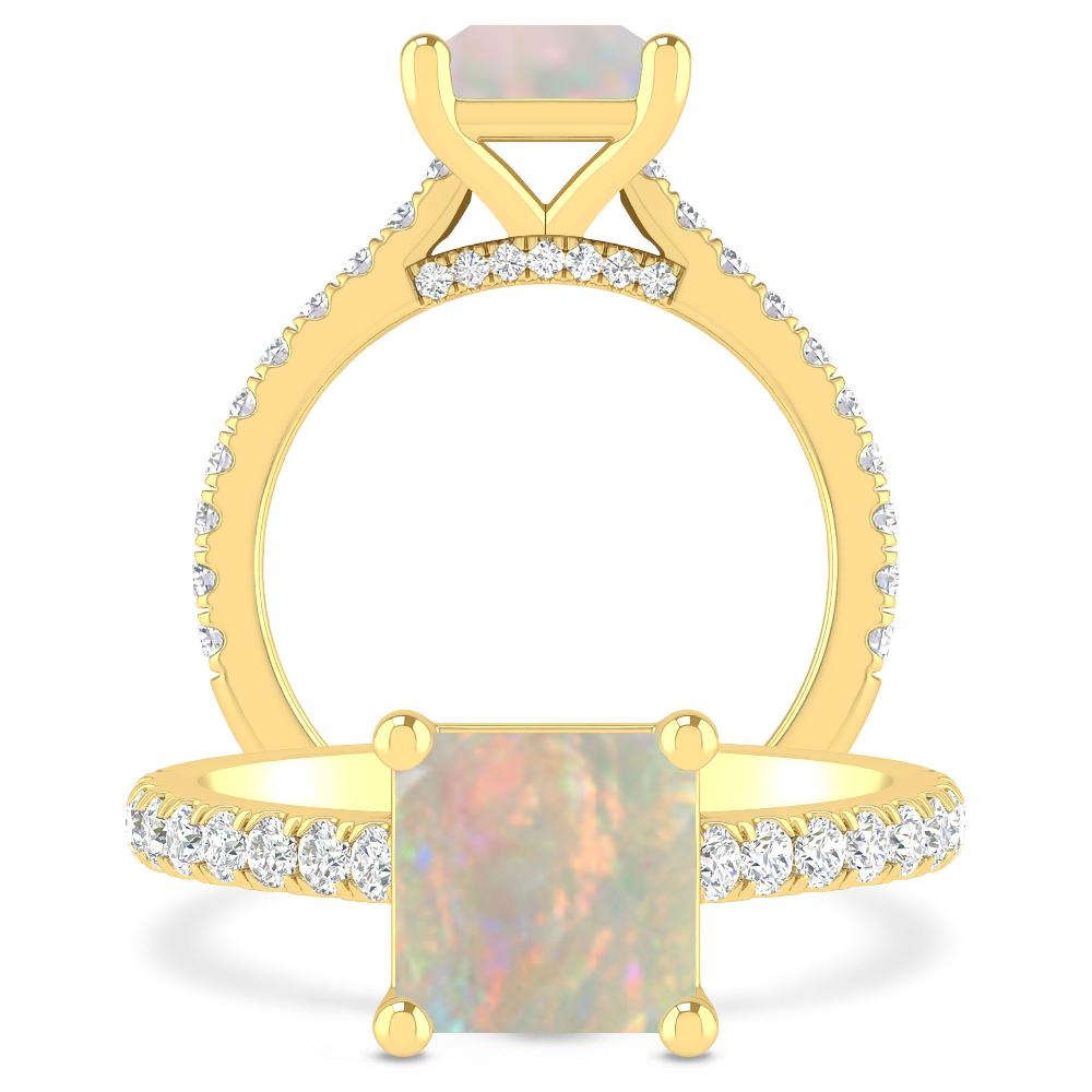 Yellow Gold - Opal