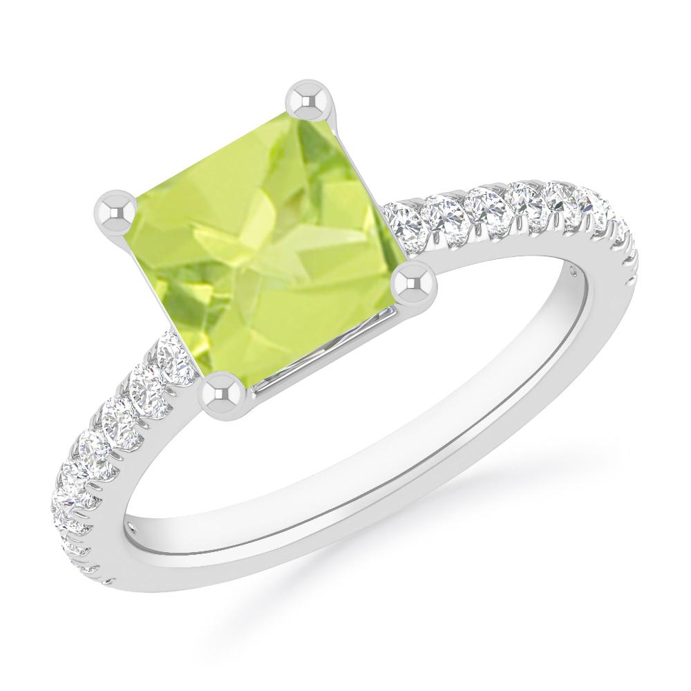 White Gold - Peridot