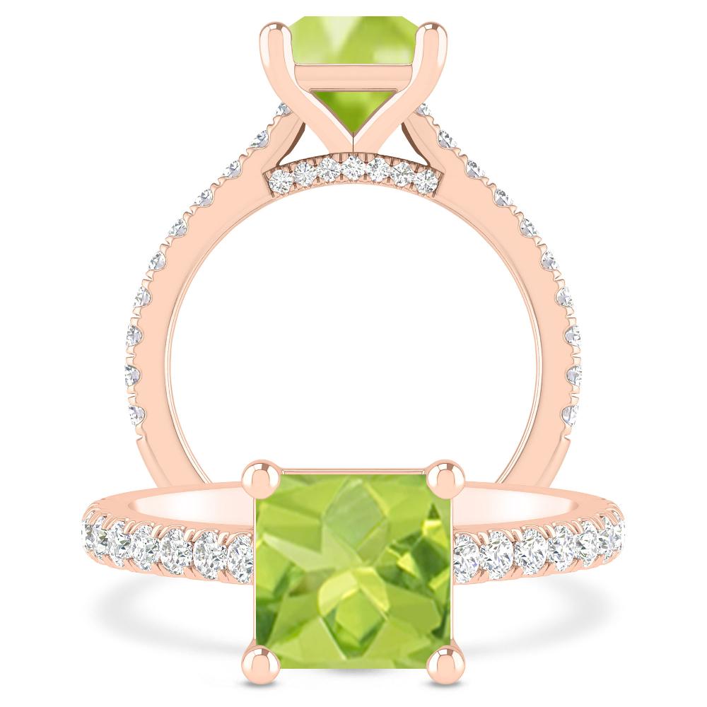 Rose Gold - Peridot