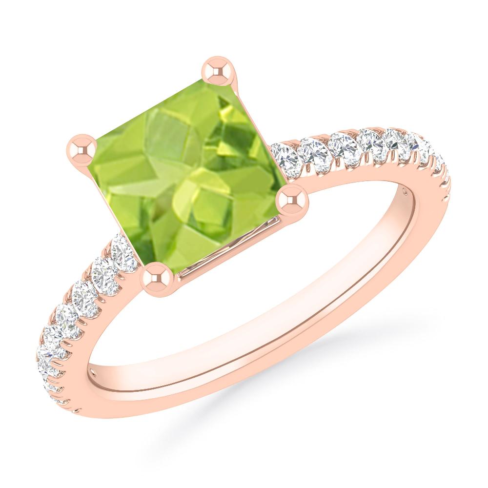 Rose Gold - Peridot