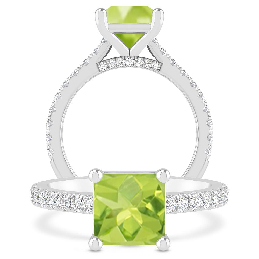 White Gold - Peridot