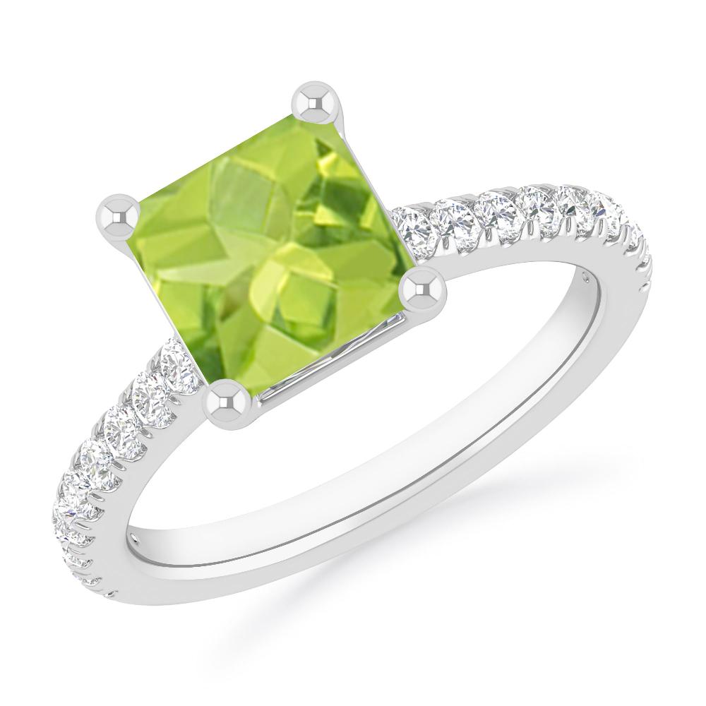 White Gold - Peridot