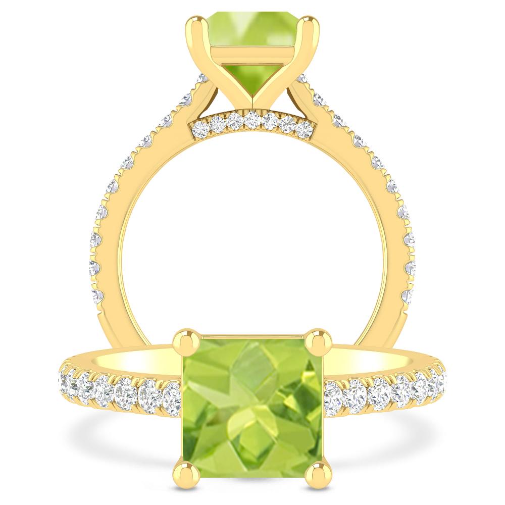 Yellow Gold - Peridot