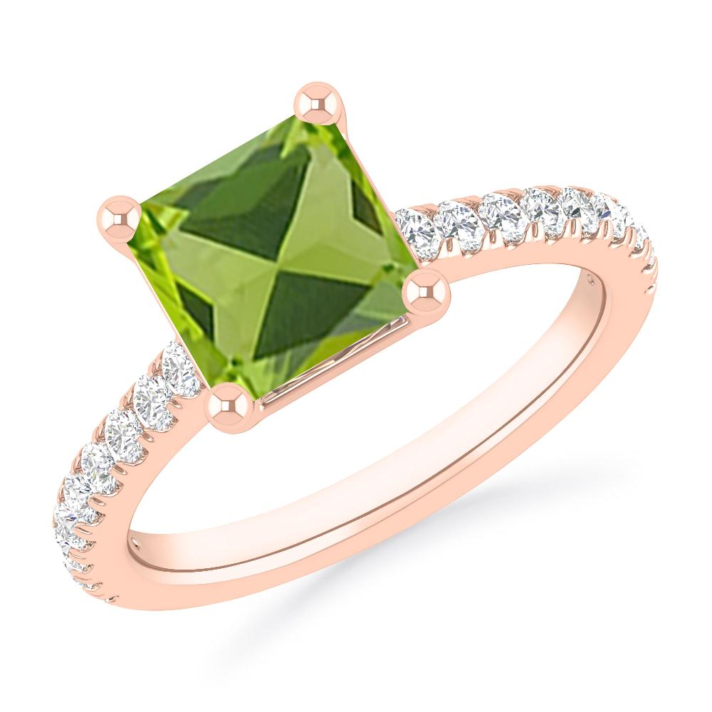 Rose Gold - Peridot