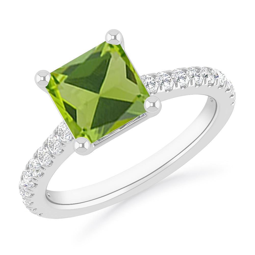 White Gold - Peridot