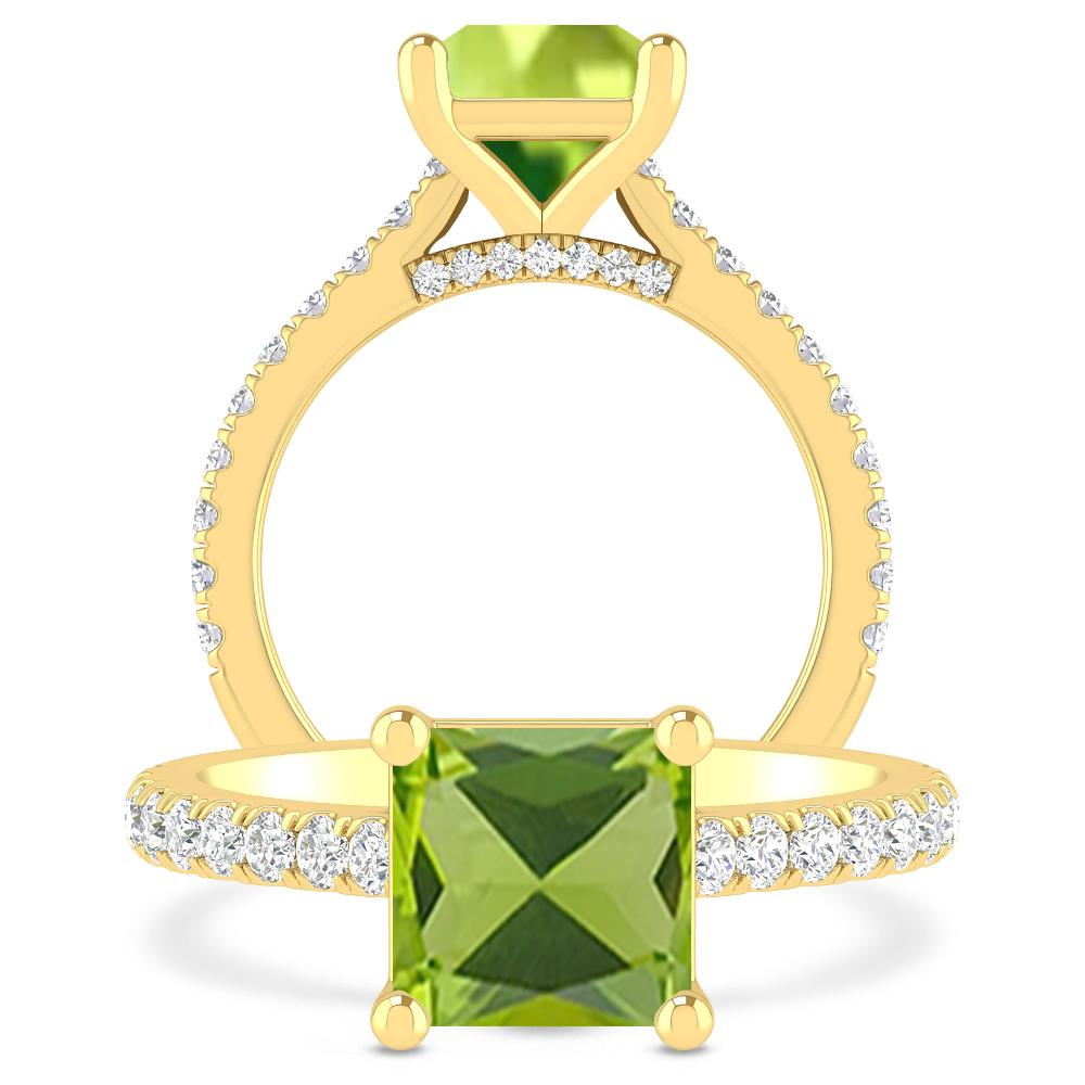 Yellow Gold - Peridot