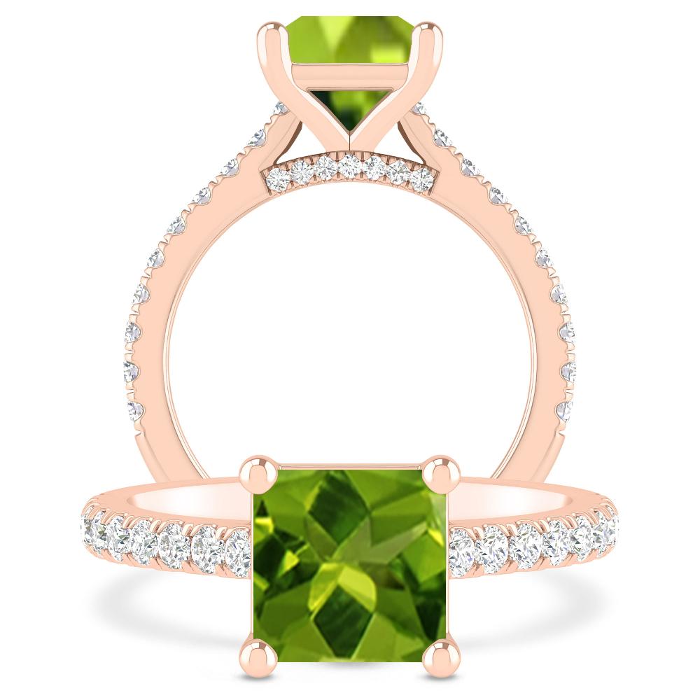 Rose Gold - Peridot