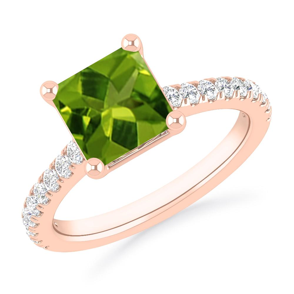 Rose Gold - Peridot