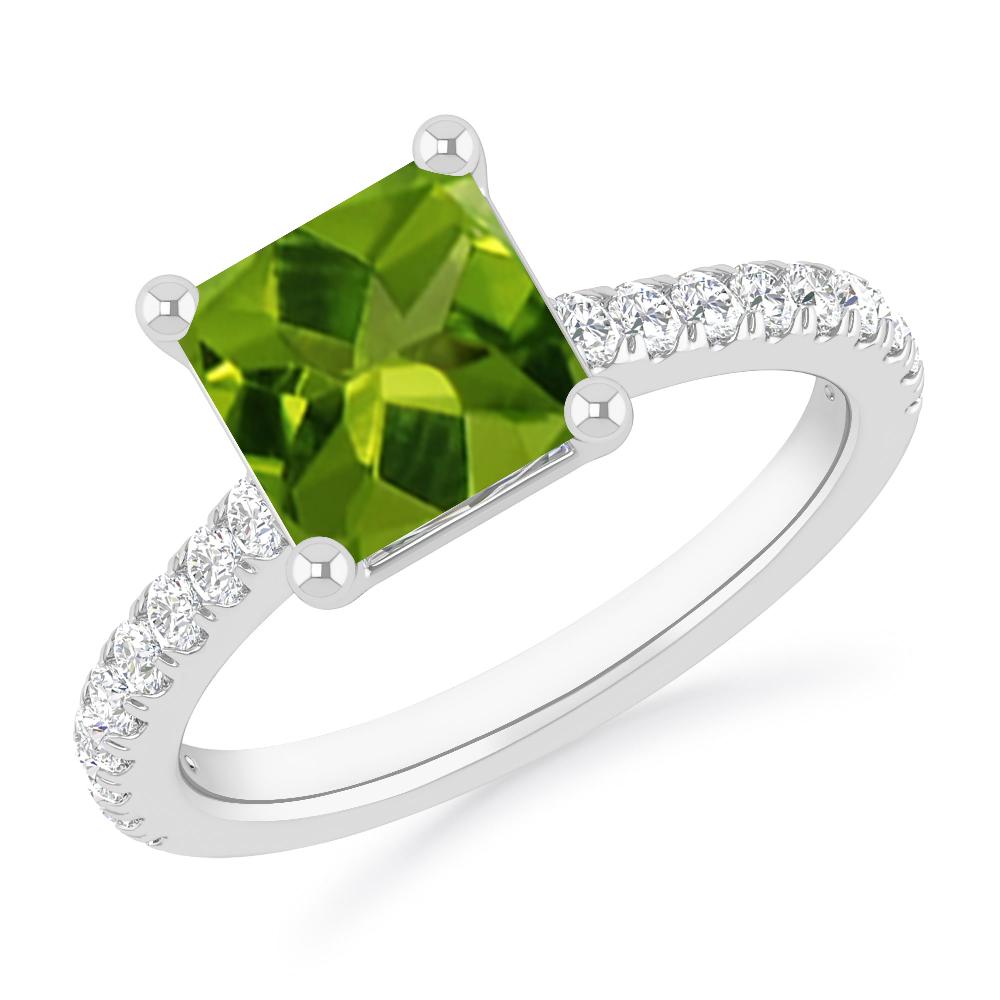 White Gold - Peridot