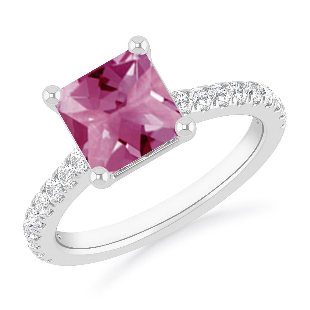 White Gold - Pink Tourmaline