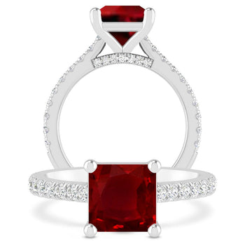 White Gold - Ruby