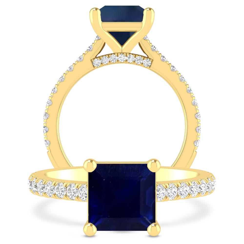 Yellow Gold - Sapphire