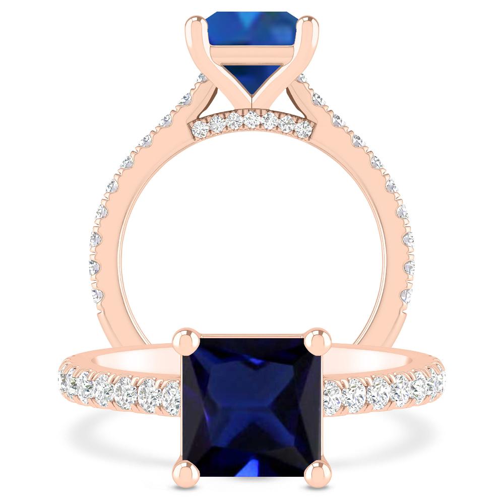 Rose Gold - Sapphire