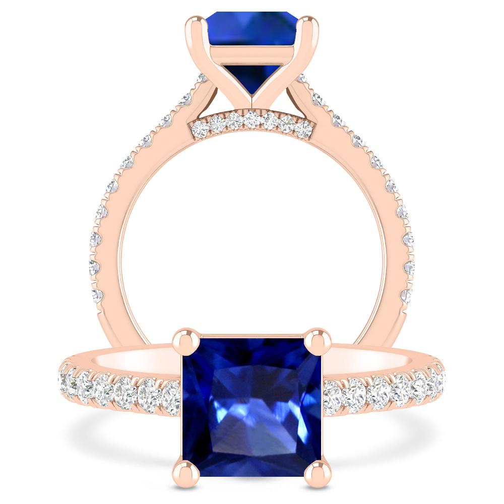 Rose Gold - Sapphire