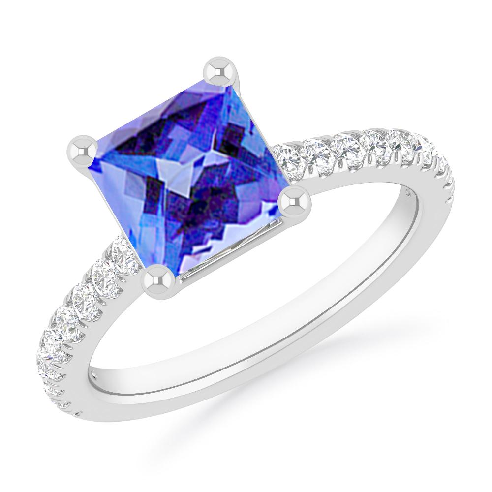 White Gold - Tanzanite